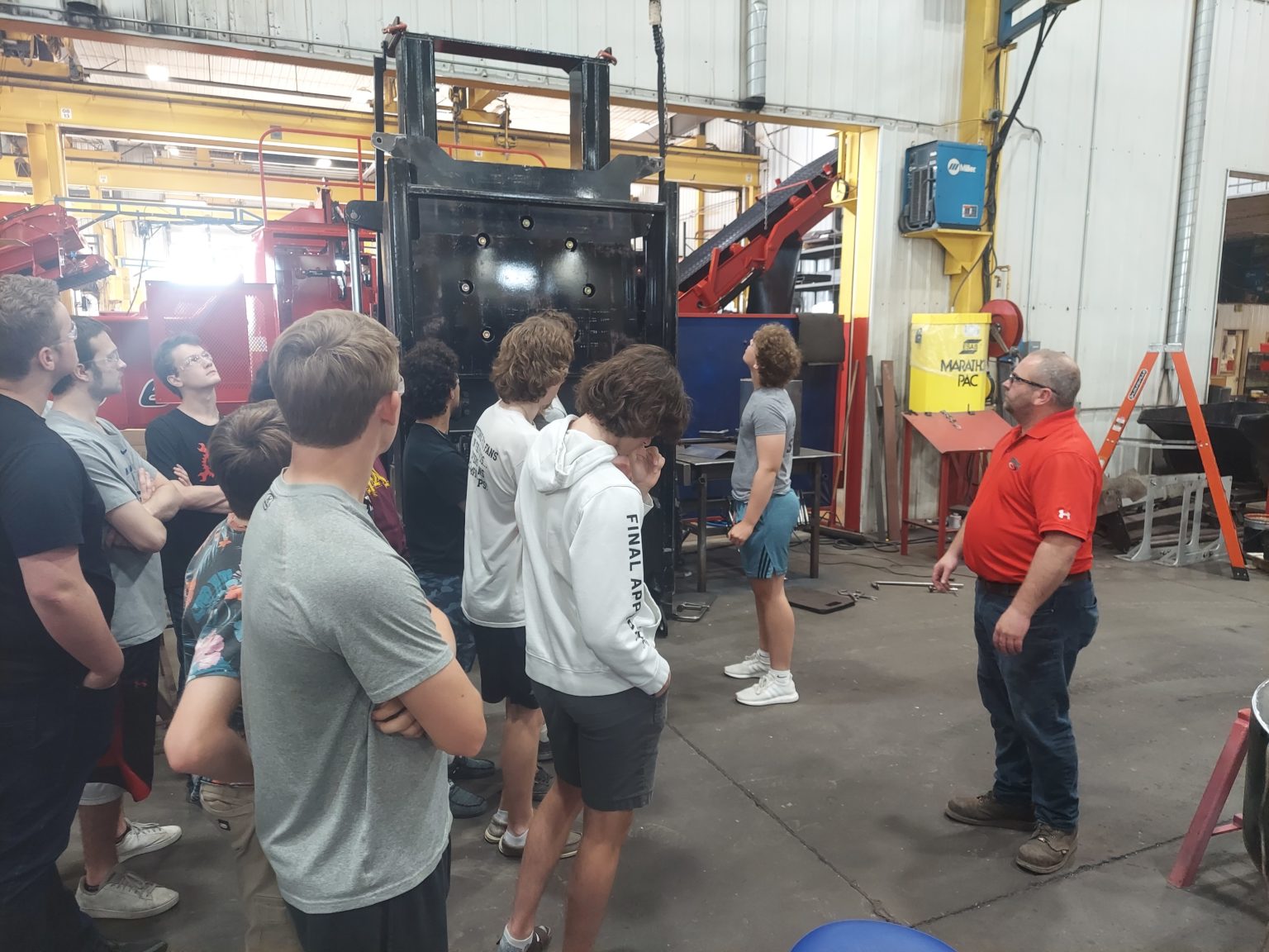 ROCORI High School Students Tour Rotochopper