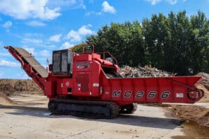 used rotochopper track mc-266 horizontal grinder 15-2833